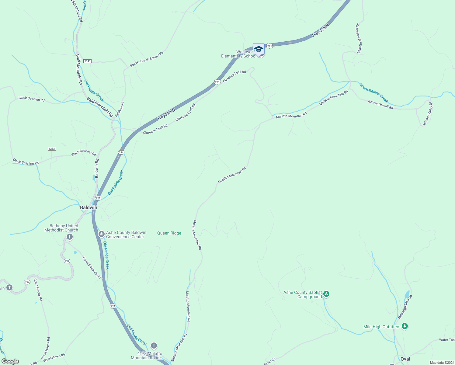 map of restaurants, bars, coffee shops, grocery stores, and more near 2405 Mulatto Mountain Road in Fleetwood