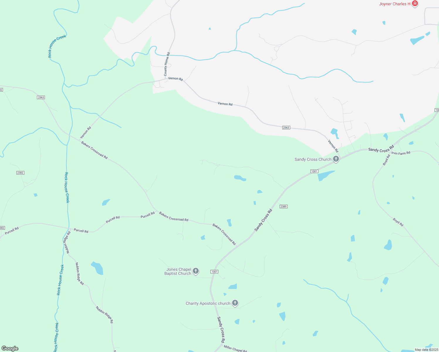 map of restaurants, bars, coffee shops, grocery stores, and more near 396 Giles Road in Reidsville