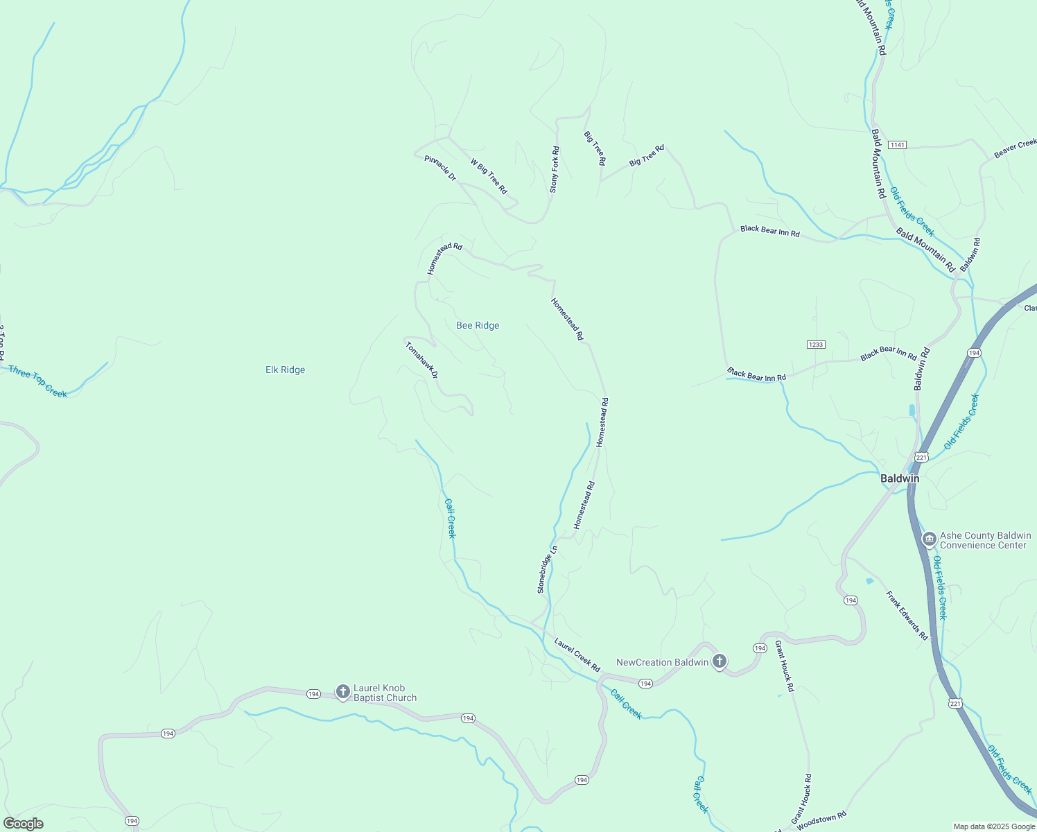map of restaurants, bars, coffee shops, grocery stores, and more near 2385 Homestead Road in Todd