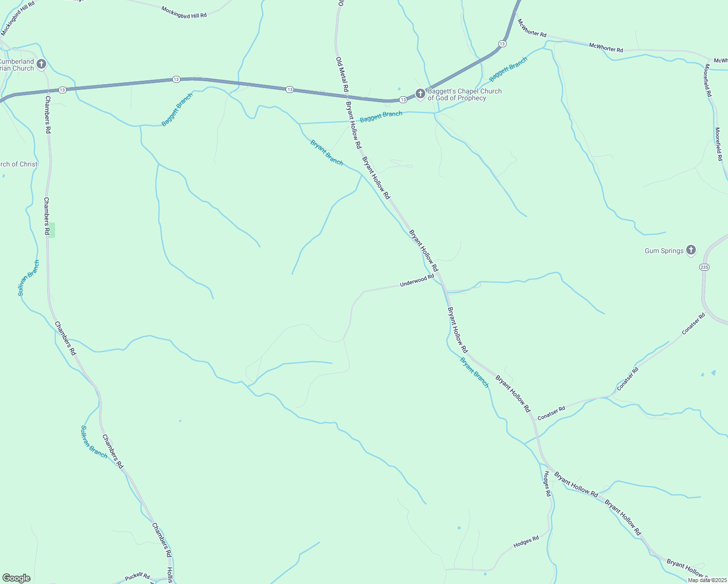 map of restaurants, bars, coffee shops, grocery stores, and more near 2325 Underwood Road in Cunningham
