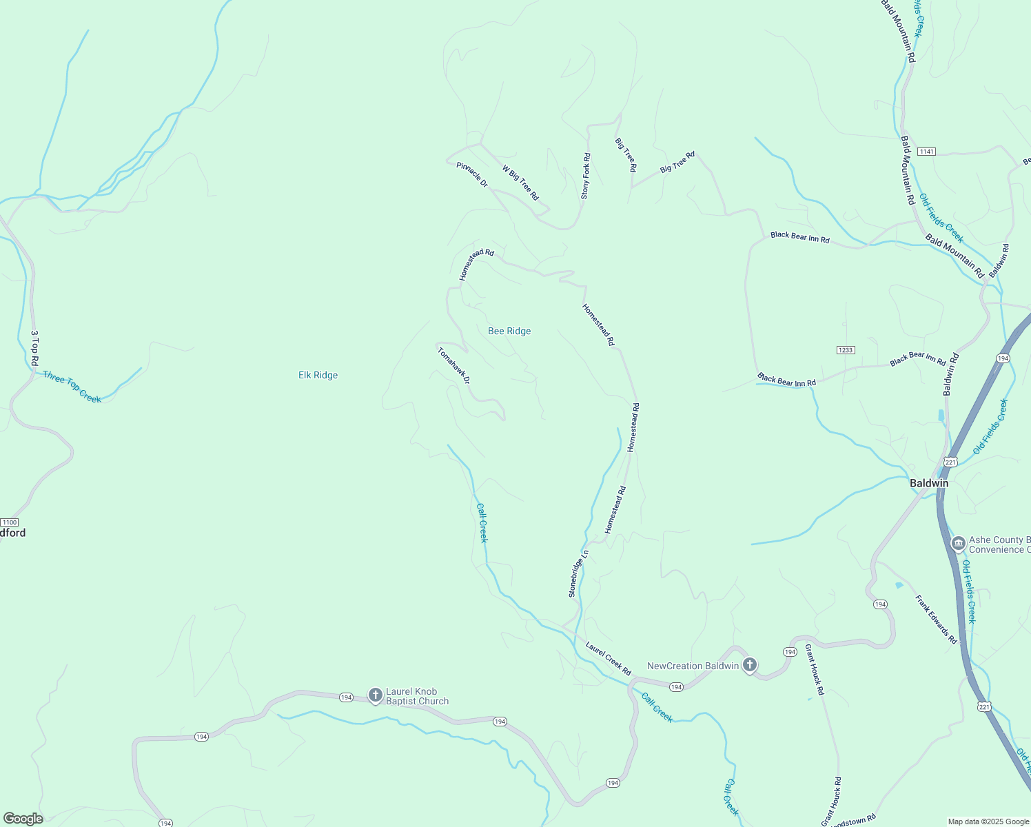 map of restaurants, bars, coffee shops, grocery stores, and more near 837 Tomahawk Drive in Todd