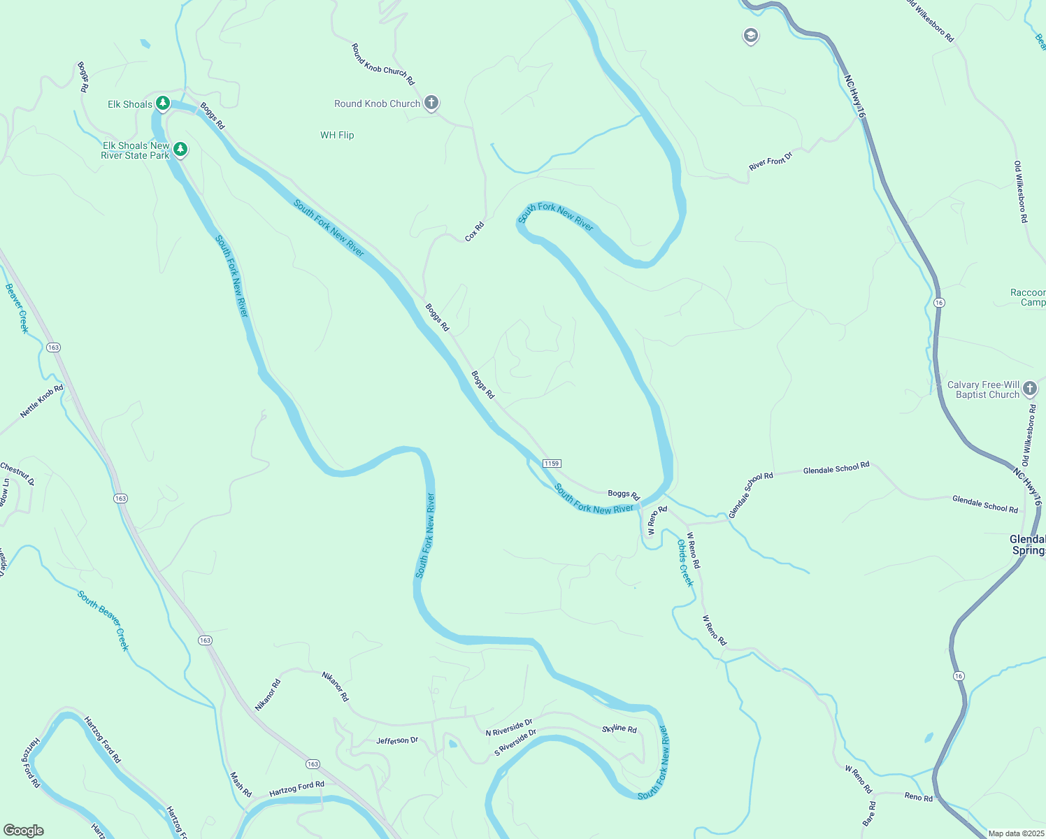 map of restaurants, bars, coffee shops, grocery stores, and more near 3263 Boggs Road in West Jefferson