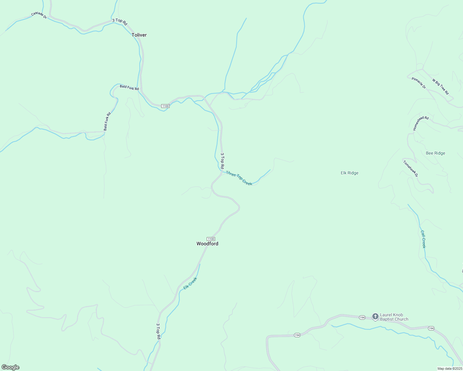 map of restaurants, bars, coffee shops, grocery stores, and more near 7890 3 Top Road in Todd