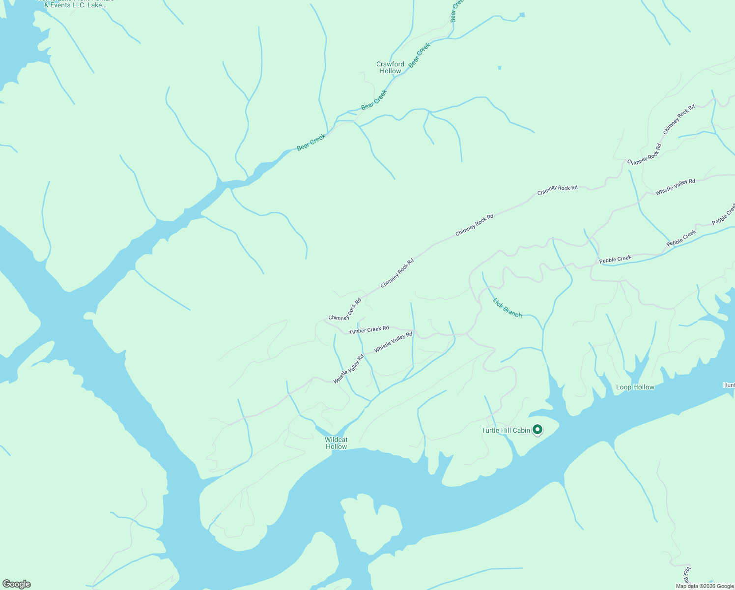map of restaurants, bars, coffee shops, grocery stores, and more near 100 Stoney Creek Lane in New Tazewell