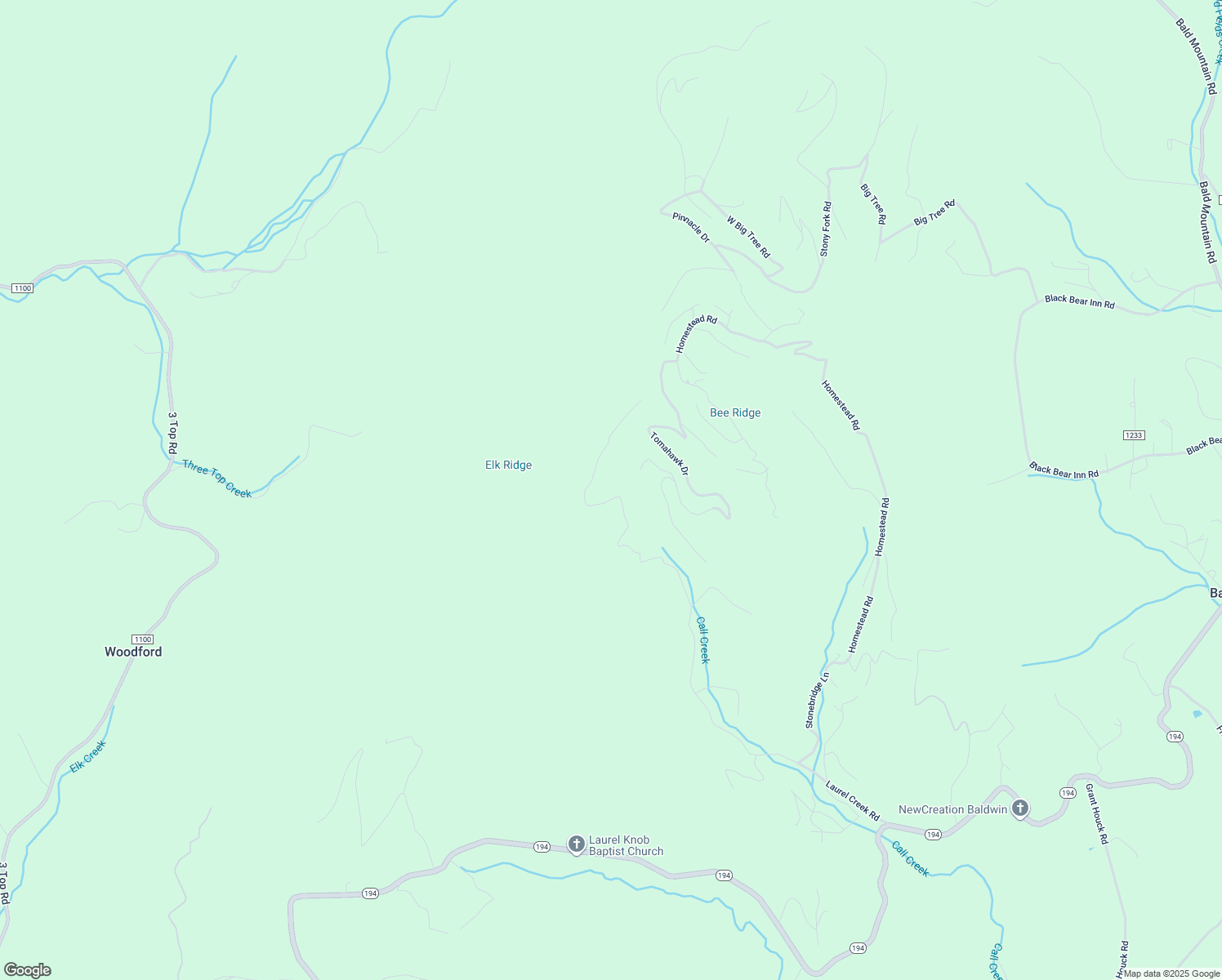 map of restaurants, bars, coffee shops, grocery stores, and more near 1716 Laurel Creek Road Extension in Todd