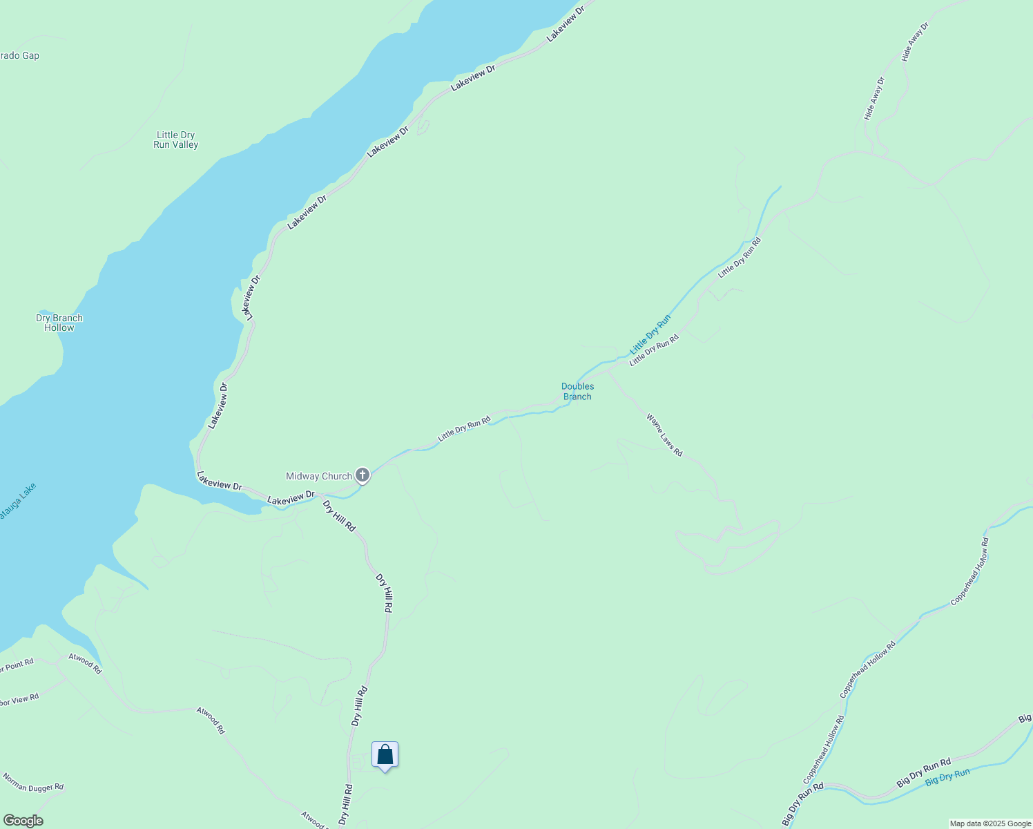 map of restaurants, bars, coffee shops, grocery stores, and more near 4036 Little Dry Run Rd in Butler