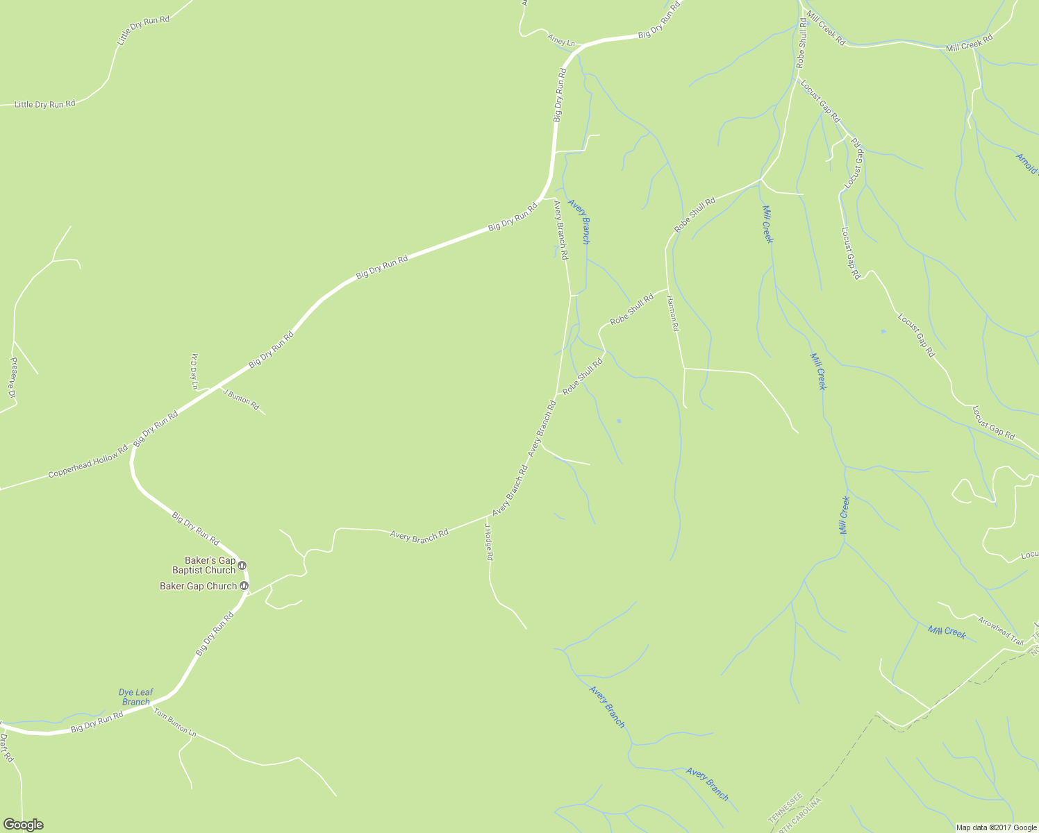 map of restaurants, bars, coffee shops, grocery stores, and more near 958 Avery Branch Rd in Mountain City