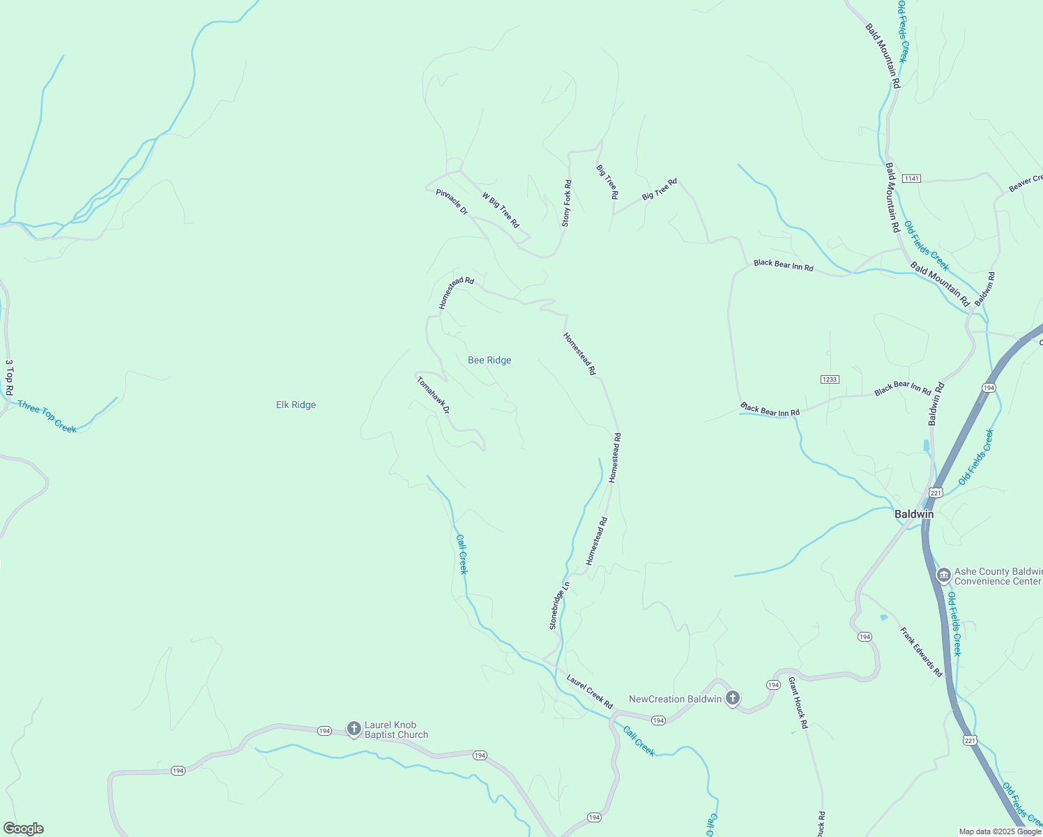 map of restaurants, bars, coffee shops, grocery stores, and more near 2279 Homestead Road in Todd