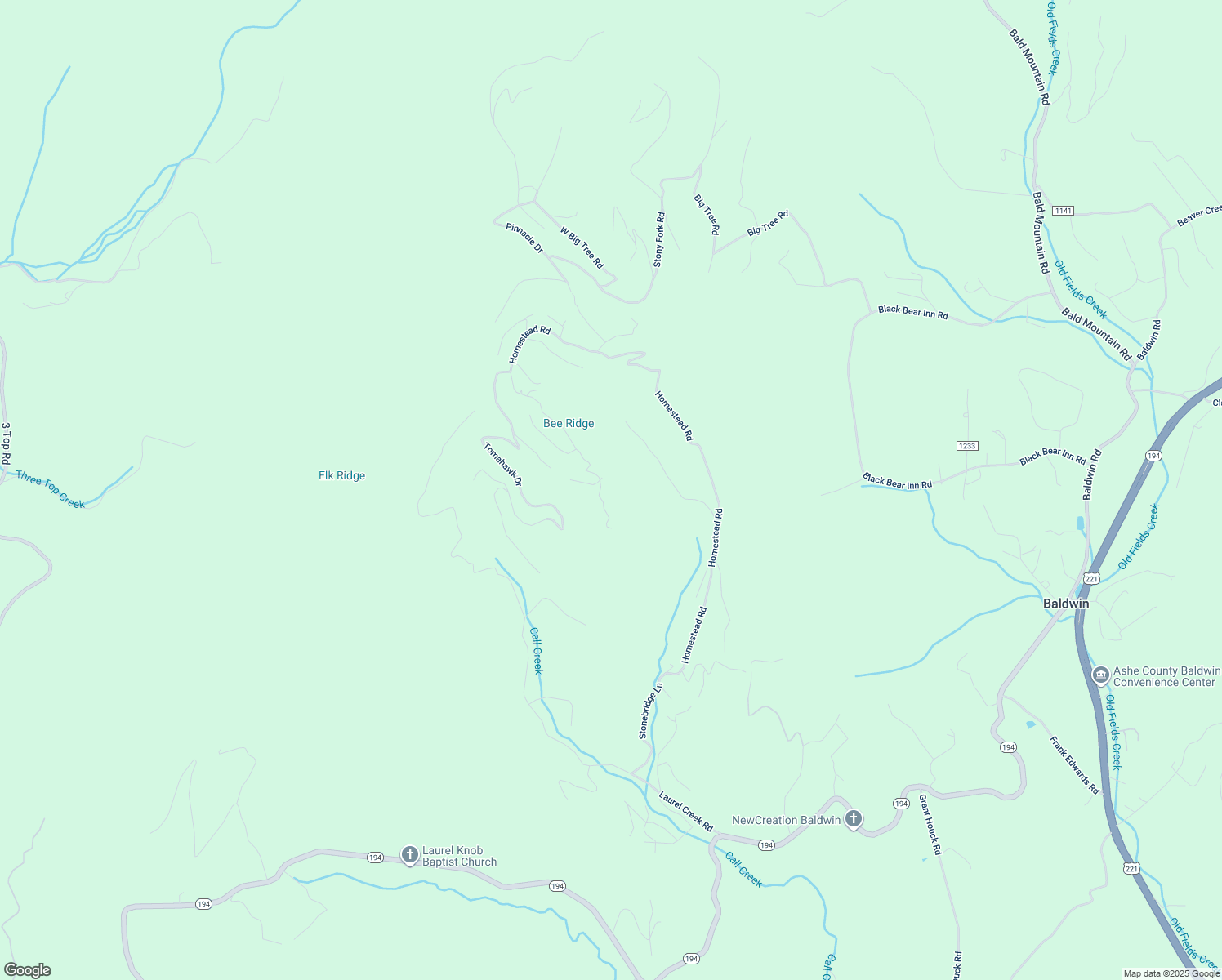 map of restaurants, bars, coffee shops, grocery stores, and more near 2279 Homestead Road in Todd