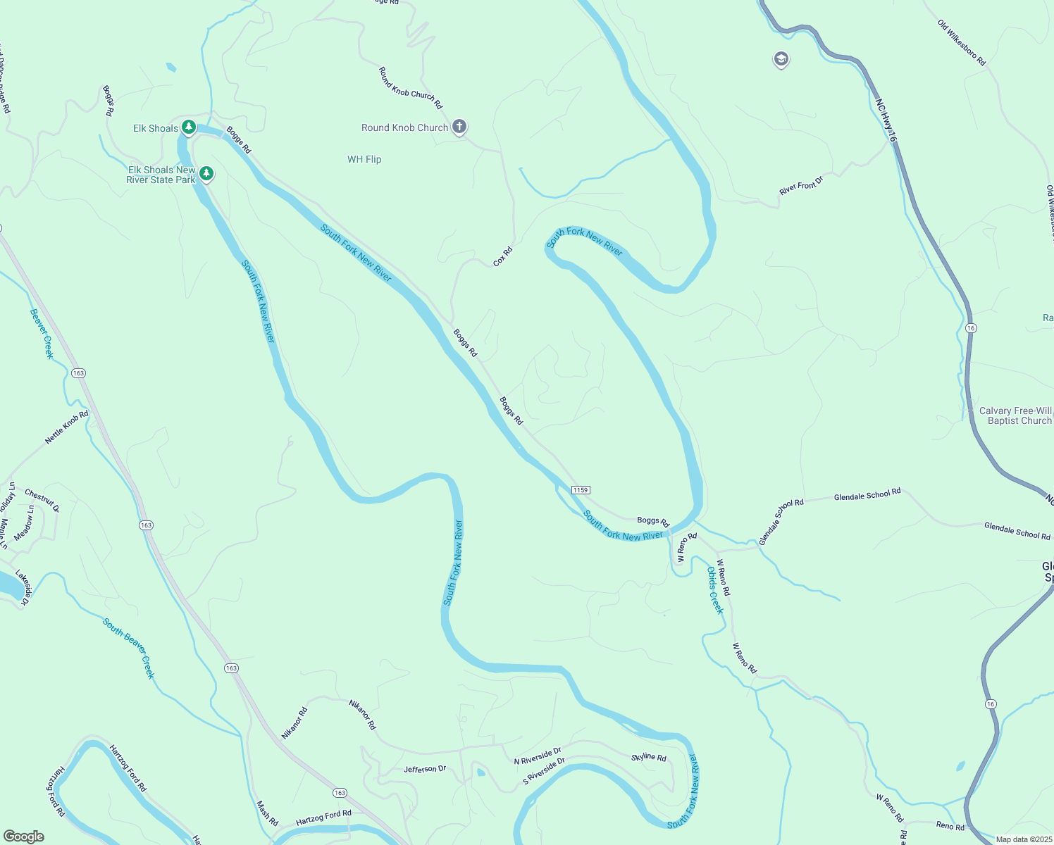 map of restaurants, bars, coffee shops, grocery stores, and more near 3141 Boggs Road in West Jefferson