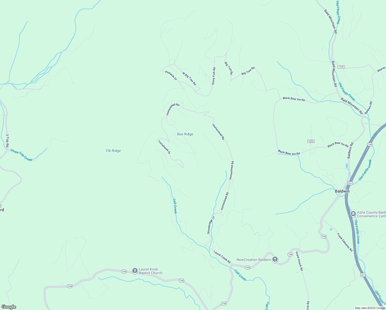 map of restaurants, bars, coffee shops, grocery stores, and more near 2248 Homestead Road in Todd