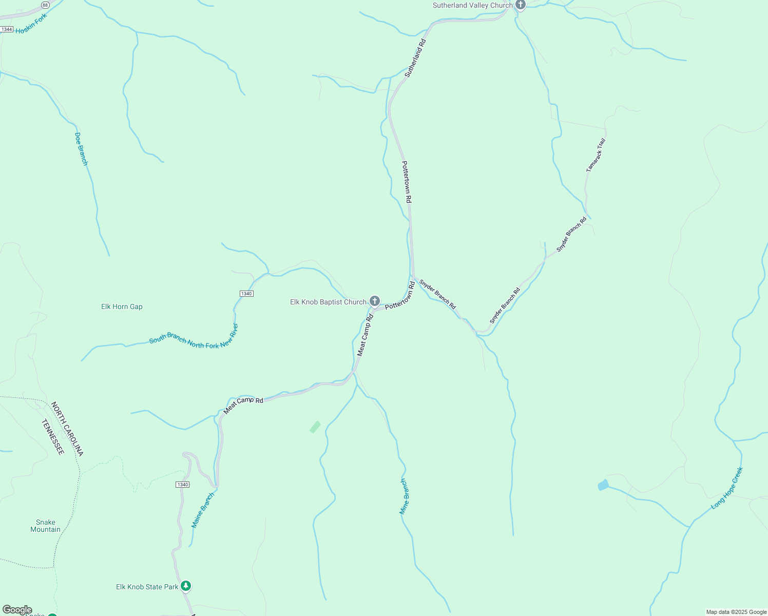 map of restaurants, bars, coffee shops, grocery stores, and more near 200 Pottertown Road in Todd