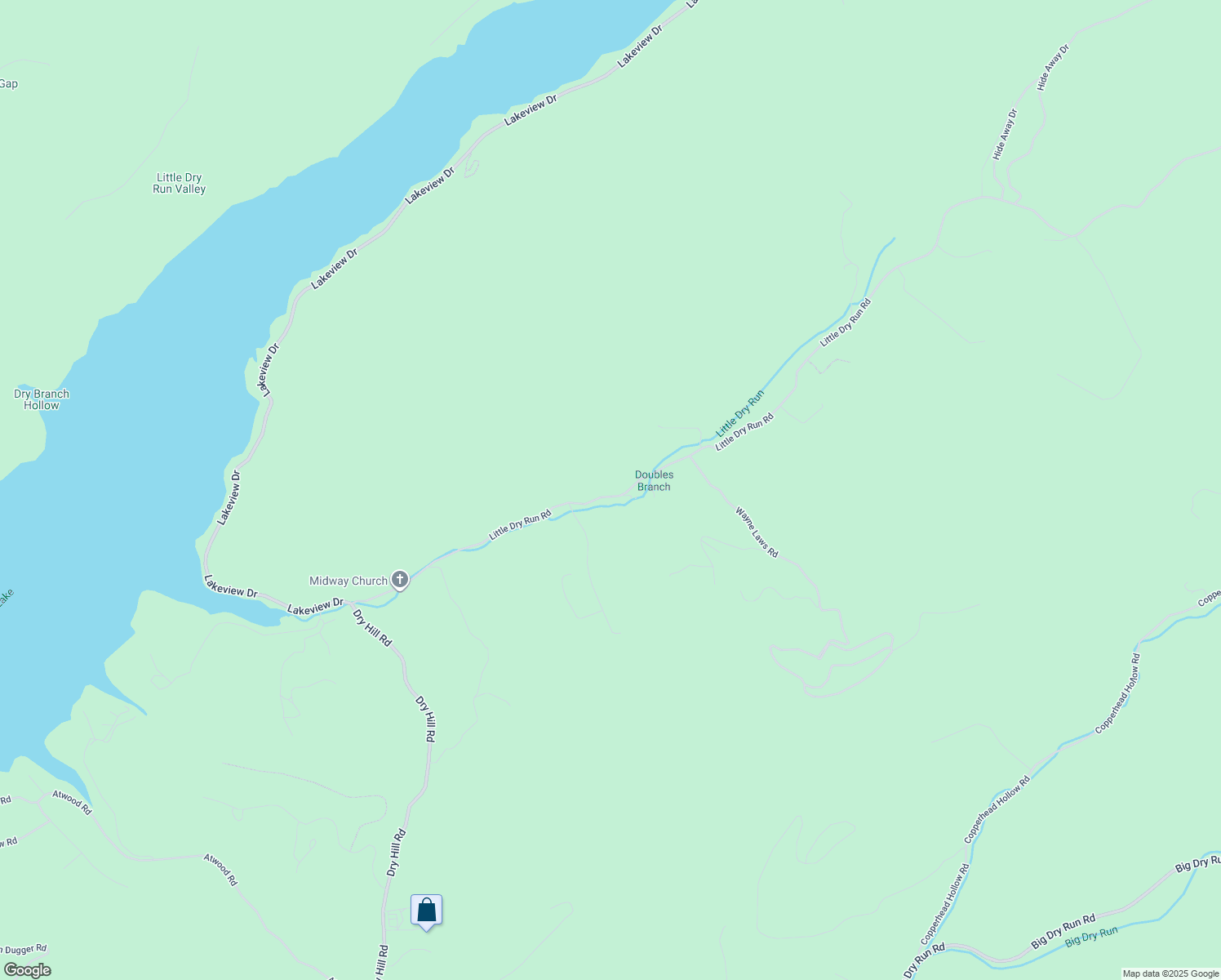 map of restaurants, bars, coffee shops, grocery stores, and more near 3988-4036 Little Dry Run Rd in Butler