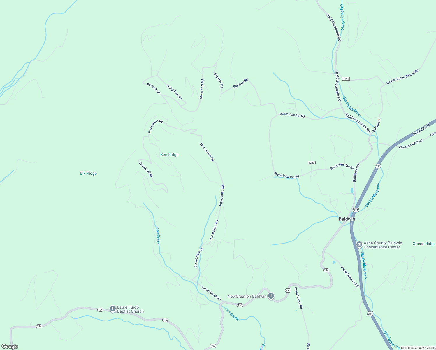 map of restaurants, bars, coffee shops, grocery stores, and more near 663 Homestead Road in Todd