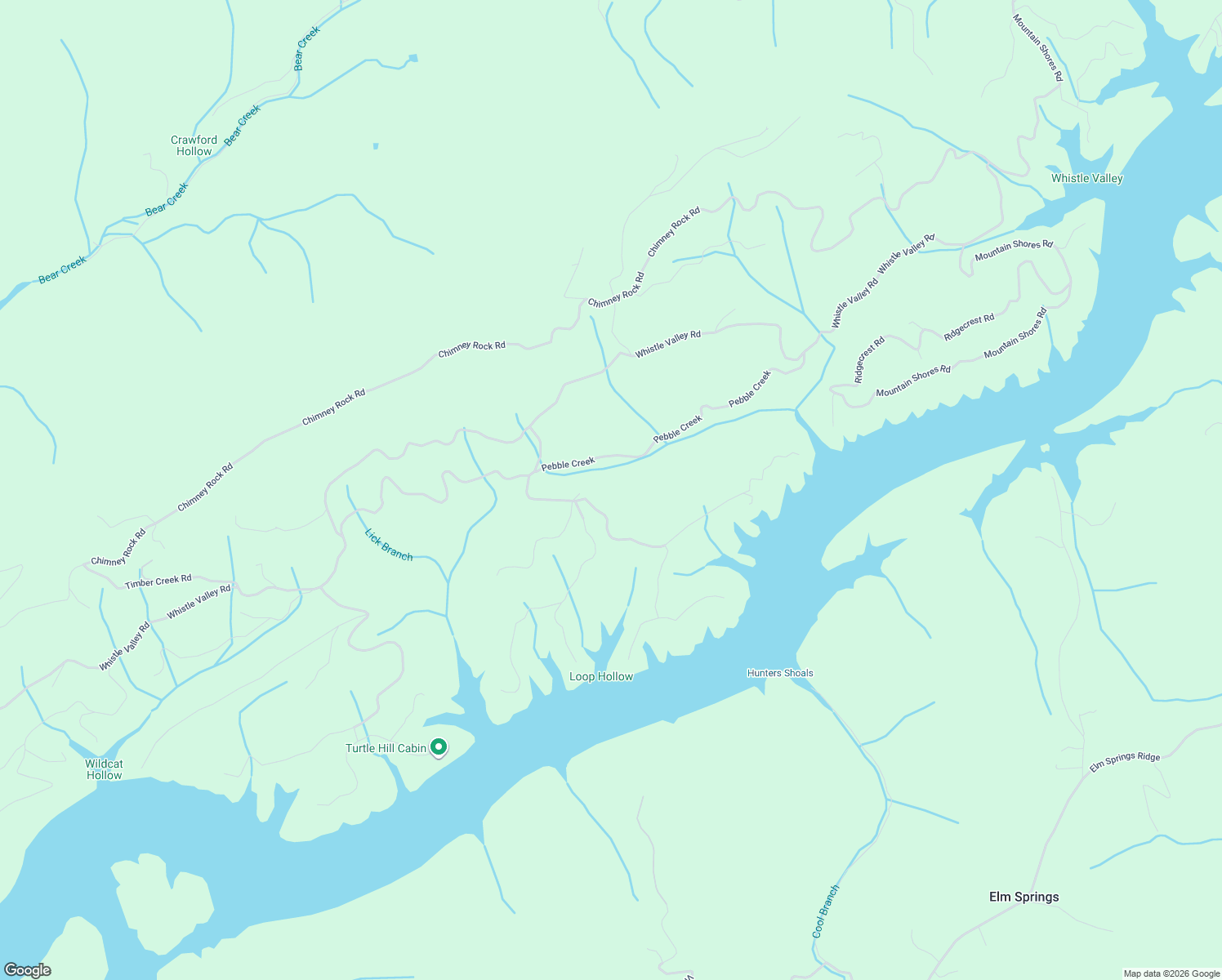 map of restaurants, bars, coffee shops, grocery stores, and more near Pebble Creek in New Tazewell