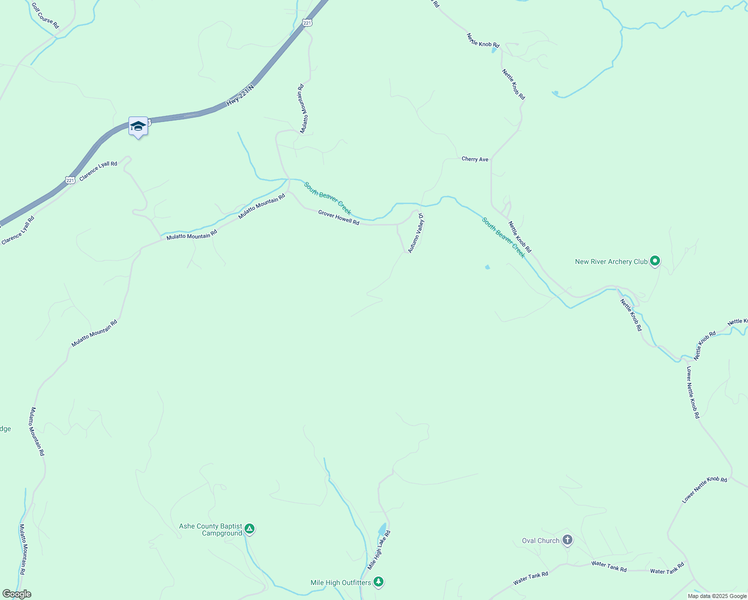map of restaurants, bars, coffee shops, grocery stores, and more near 760 Autumn Valley Drive in West Jefferson