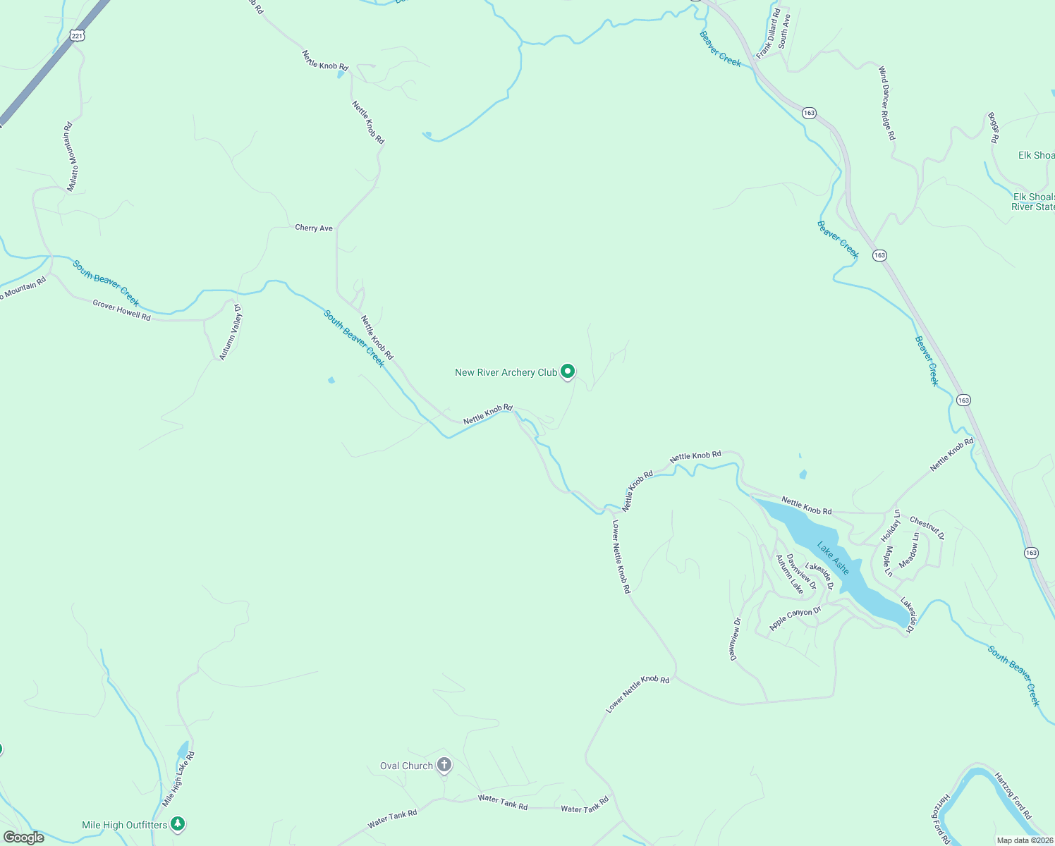 map of restaurants, bars, coffee shops, grocery stores, and more near 170 Tailor Made Ranch Road in West Jefferson