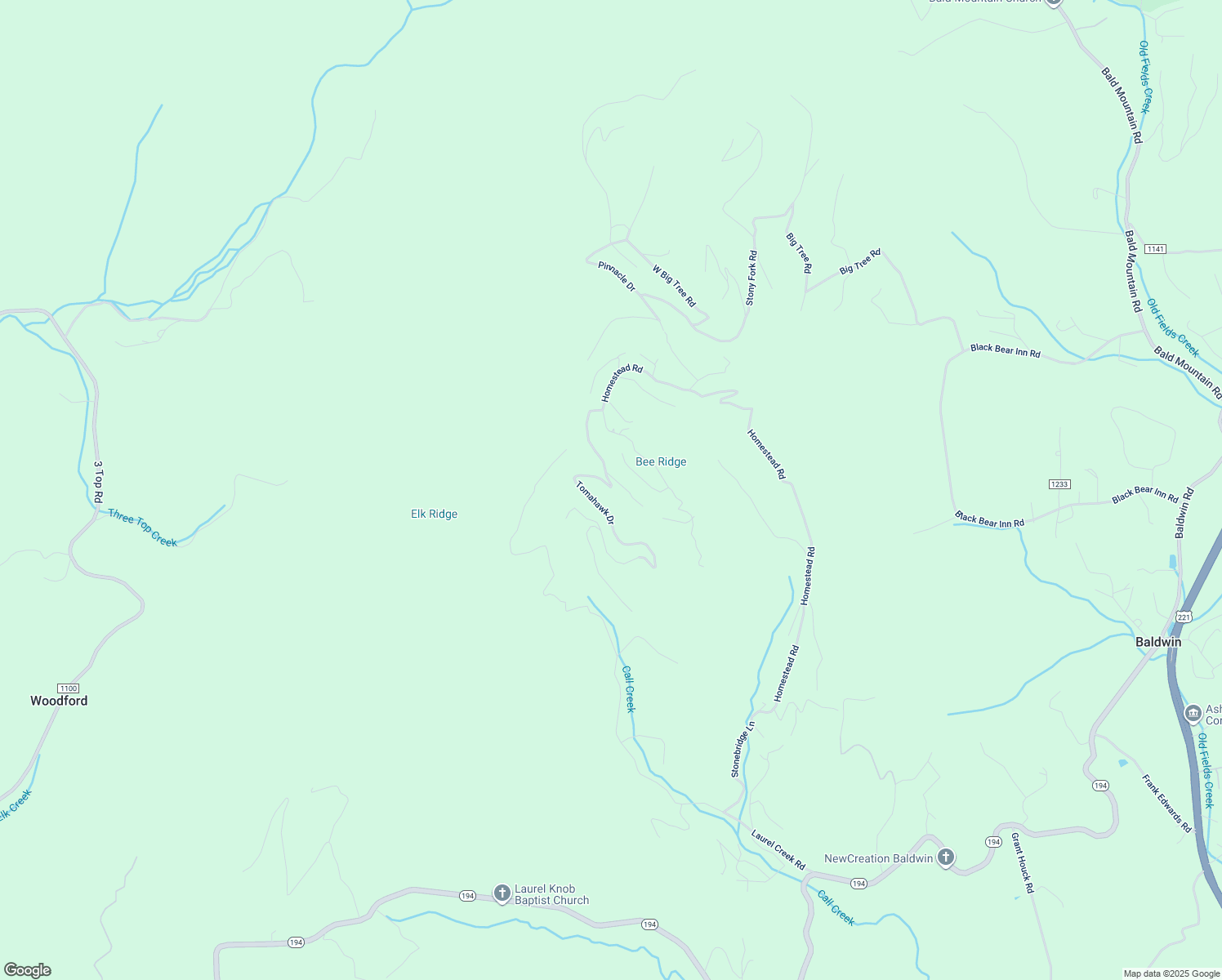map of restaurants, bars, coffee shops, grocery stores, and more near 333 Tomahawk Drive in Todd