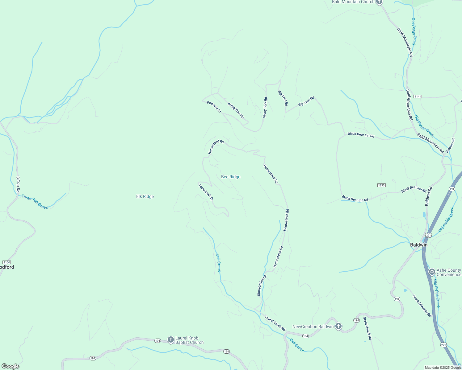 map of restaurants, bars, coffee shops, grocery stores, and more near 2044 Homestead Road in Todd