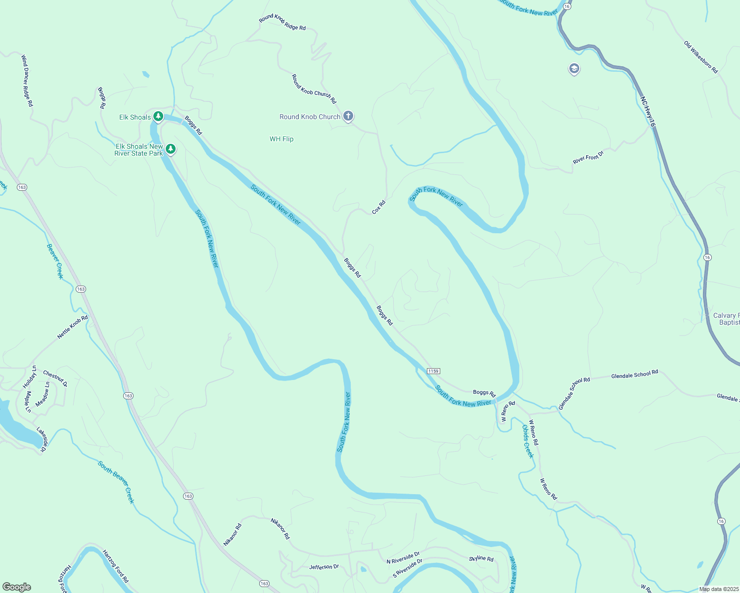 map of restaurants, bars, coffee shops, grocery stores, and more near 2966 Boggs Road in West Jefferson