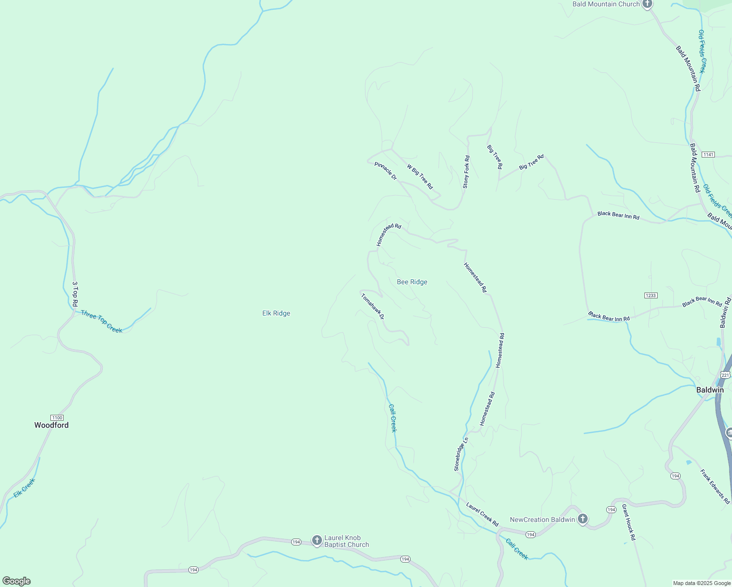 map of restaurants, bars, coffee shops, grocery stores, and more near 451 Tomahawk Drive in Todd