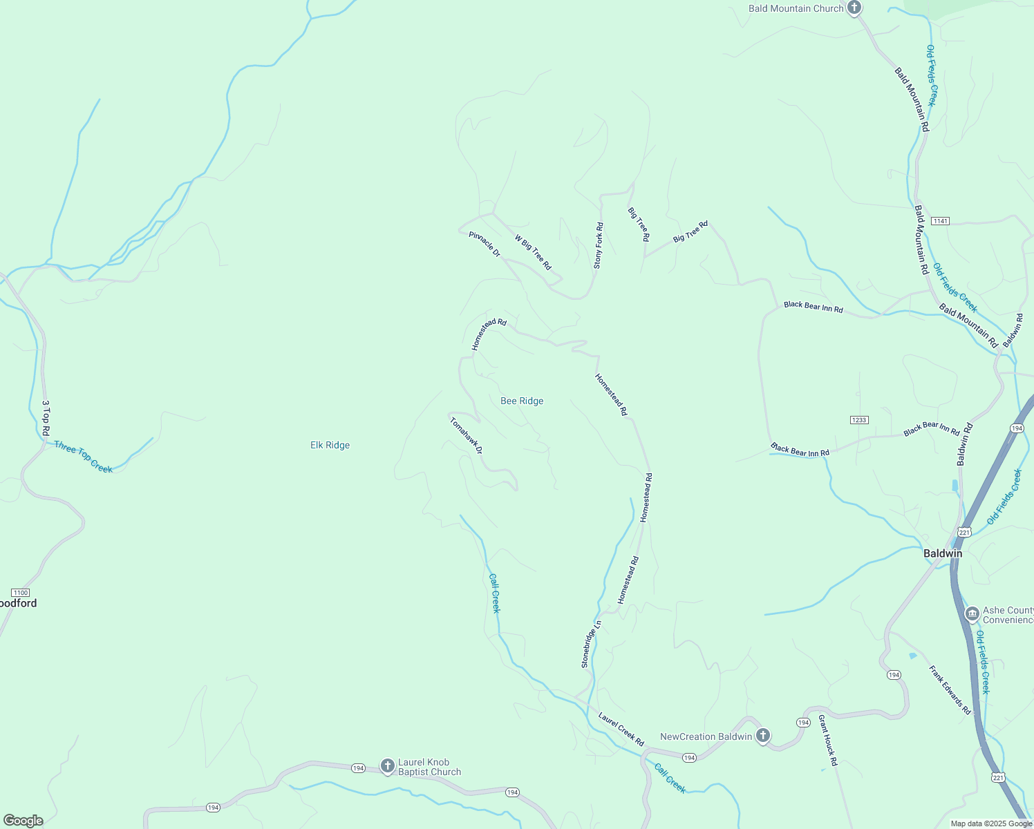 map of restaurants, bars, coffee shops, grocery stores, and more near 1992 Homestead Road in Todd