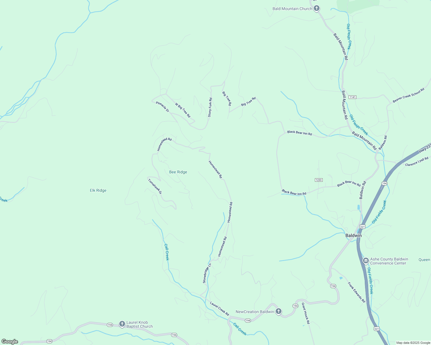 map of restaurants, bars, coffee shops, grocery stores, and more near 841 Homestead Road in Todd