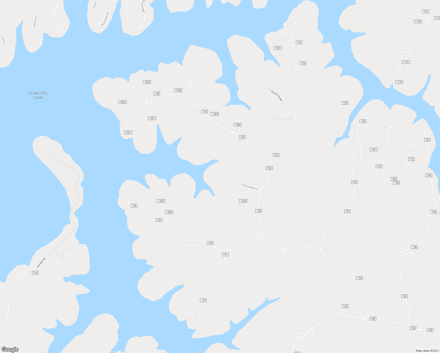 map of restaurants, bars, coffee shops, grocery stores, and more near 344 Timber Ridge Road in Eureka Springs