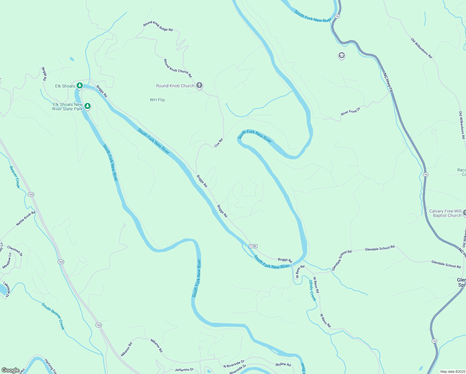 map of restaurants, bars, coffee shops, grocery stores, and more near 343 Wolfpack Drive in West Jefferson