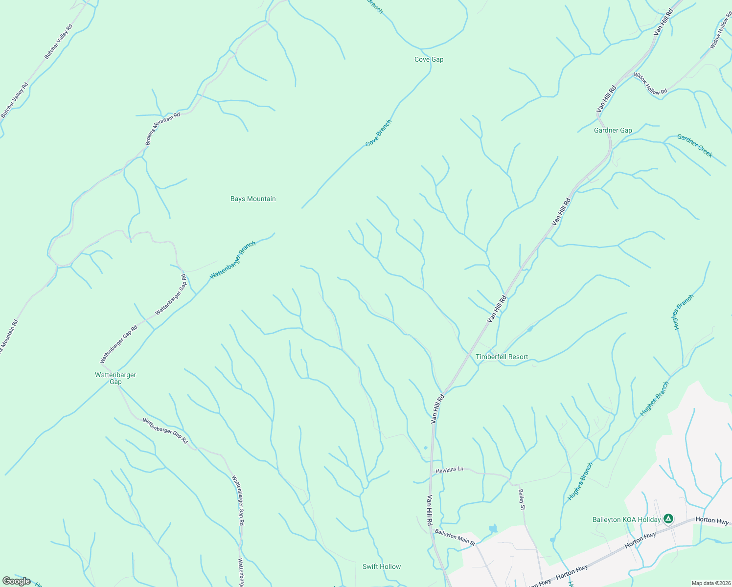 map of restaurants, bars, coffee shops, grocery stores, and more near 820 Daniel Boone Lane in Greeneville