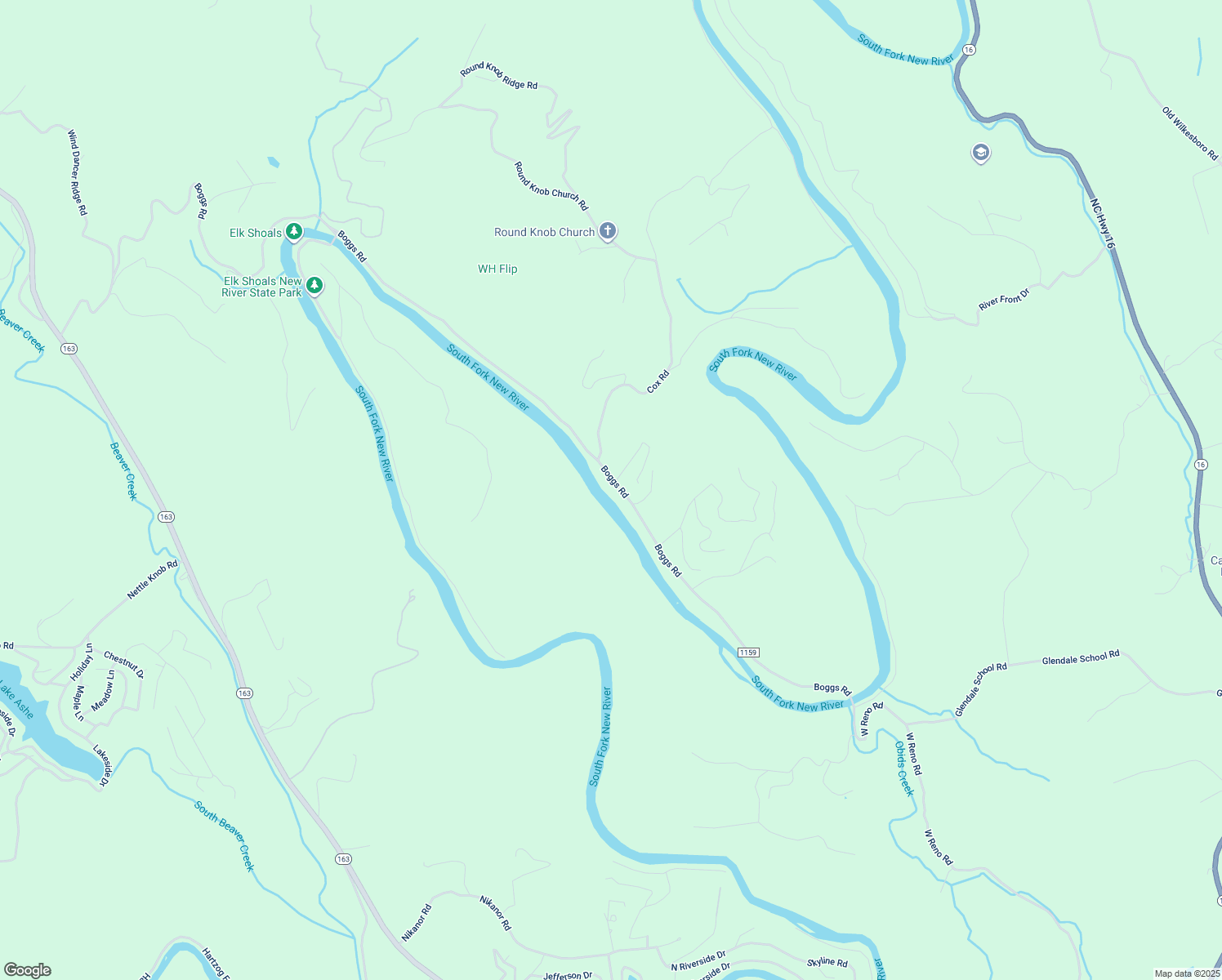 map of restaurants, bars, coffee shops, grocery stores, and more near 2790 Boggs Road in West Jefferson