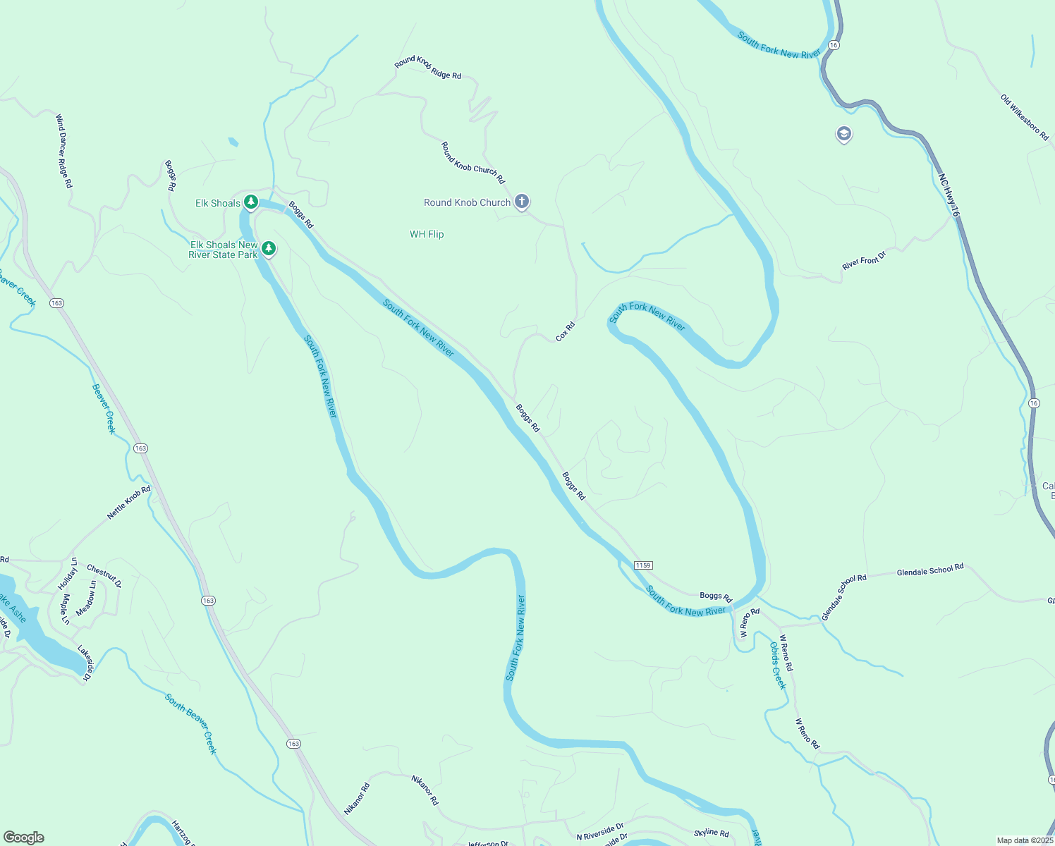 map of restaurants, bars, coffee shops, grocery stores, and more near 2790 Boggs Road in West Jefferson