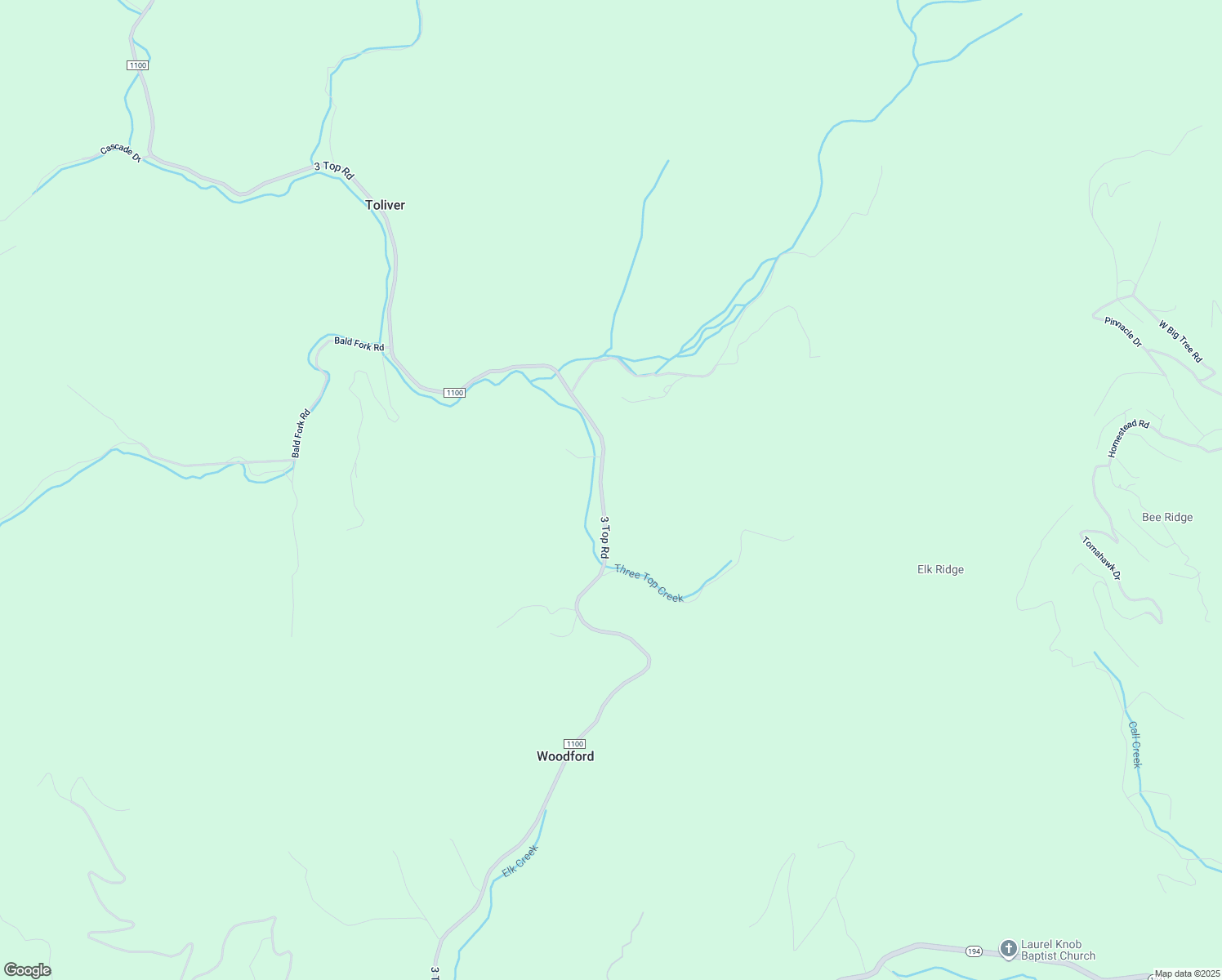map of restaurants, bars, coffee shops, grocery stores, and more near 6993 3 Top Road in Todd