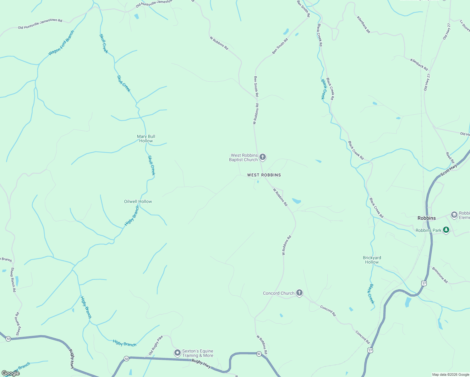 map of restaurants, bars, coffee shops, grocery stores, and more near 361 Hamby Ln in Robbins