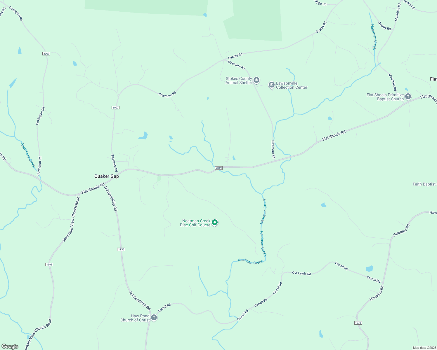 map of restaurants, bars, coffee shops, grocery stores, and more near 2760 Flat Shoals Road in Germanton