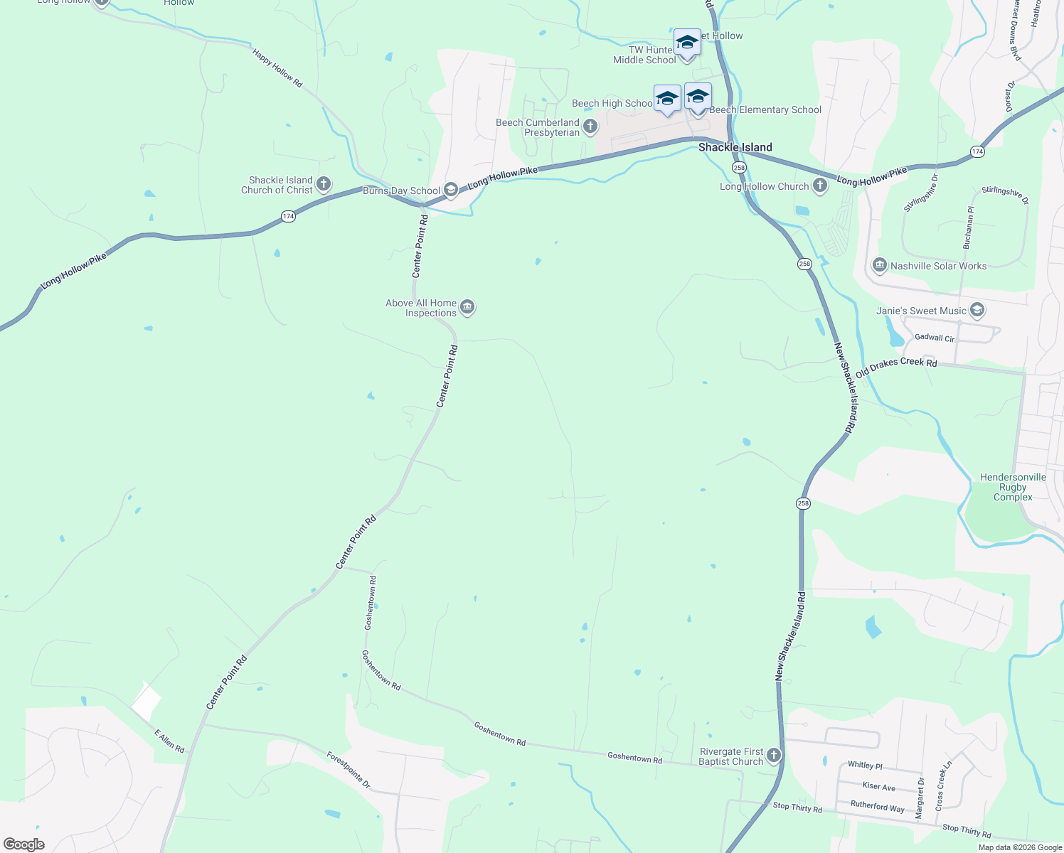 map of restaurants, bars, coffee shops, grocery stores, and more near 250 Hurt Road in Hendersonville