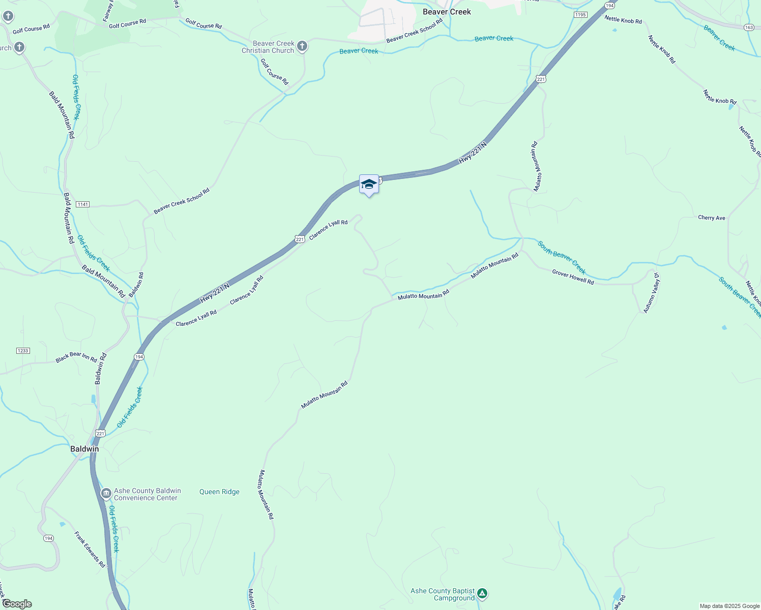 map of restaurants, bars, coffee shops, grocery stores, and more near 2405 Mulatto Mountain Road in Fleetwood