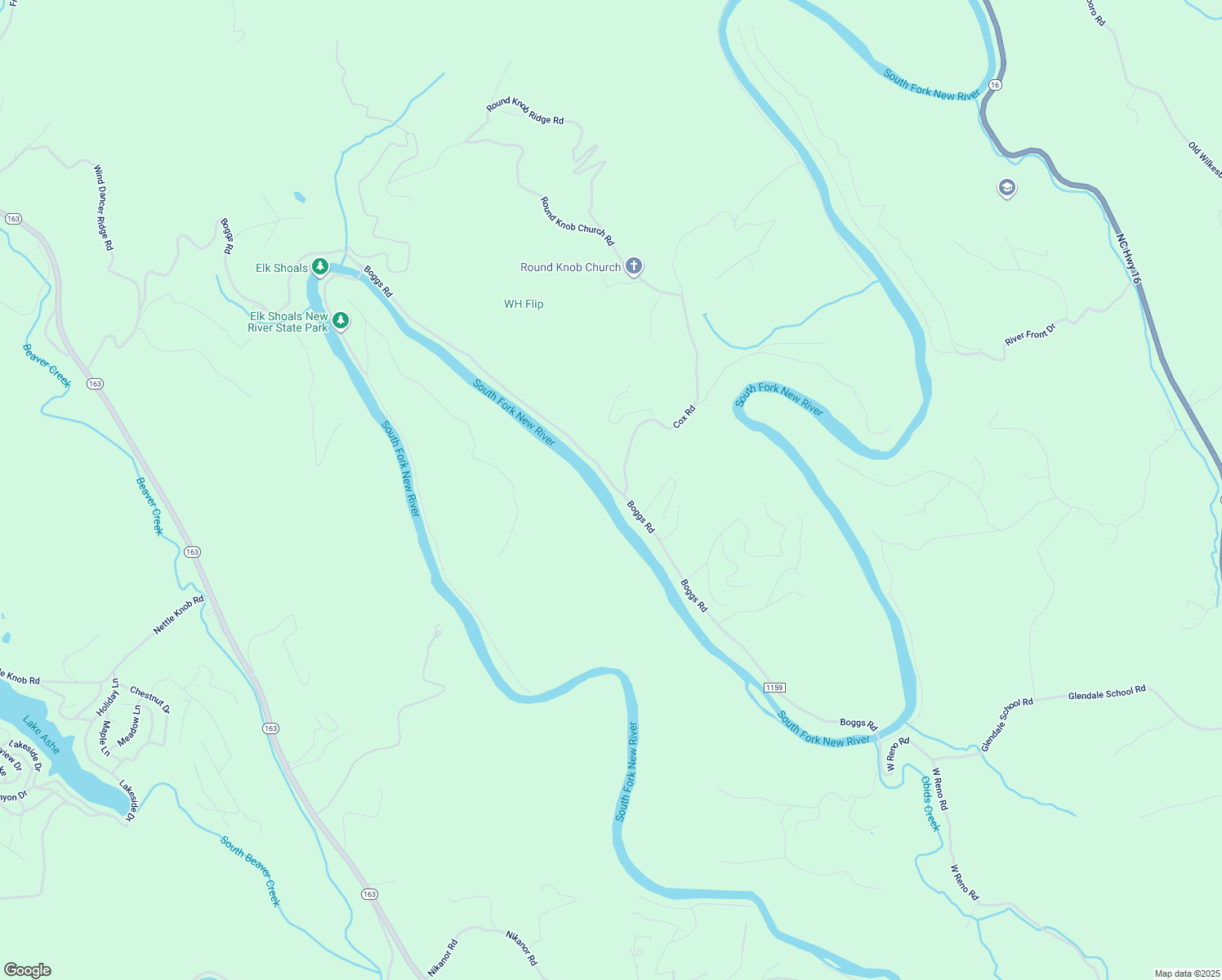 map of restaurants, bars, coffee shops, grocery stores, and more near 2684 Boggs Road in West Jefferson