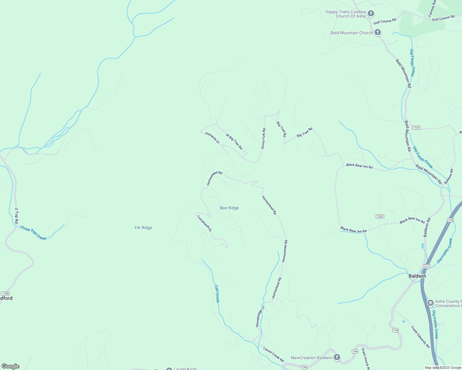 map of restaurants, bars, coffee shops, grocery stores, and more near 288 Gorge Overlook Road in Todd