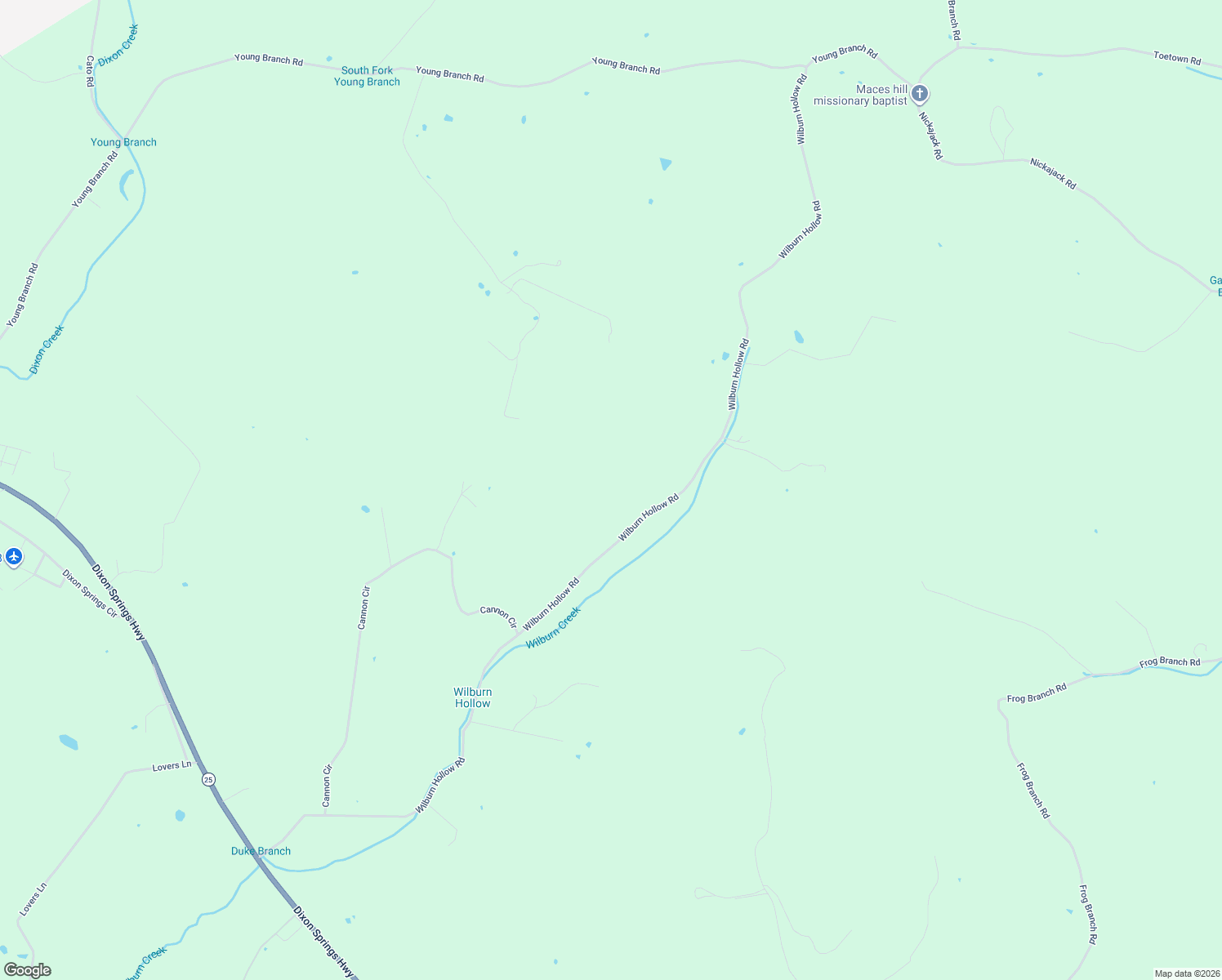 map of restaurants, bars, coffee shops, grocery stores, and more near 163 Wilburn Hollow Road in Riddleton