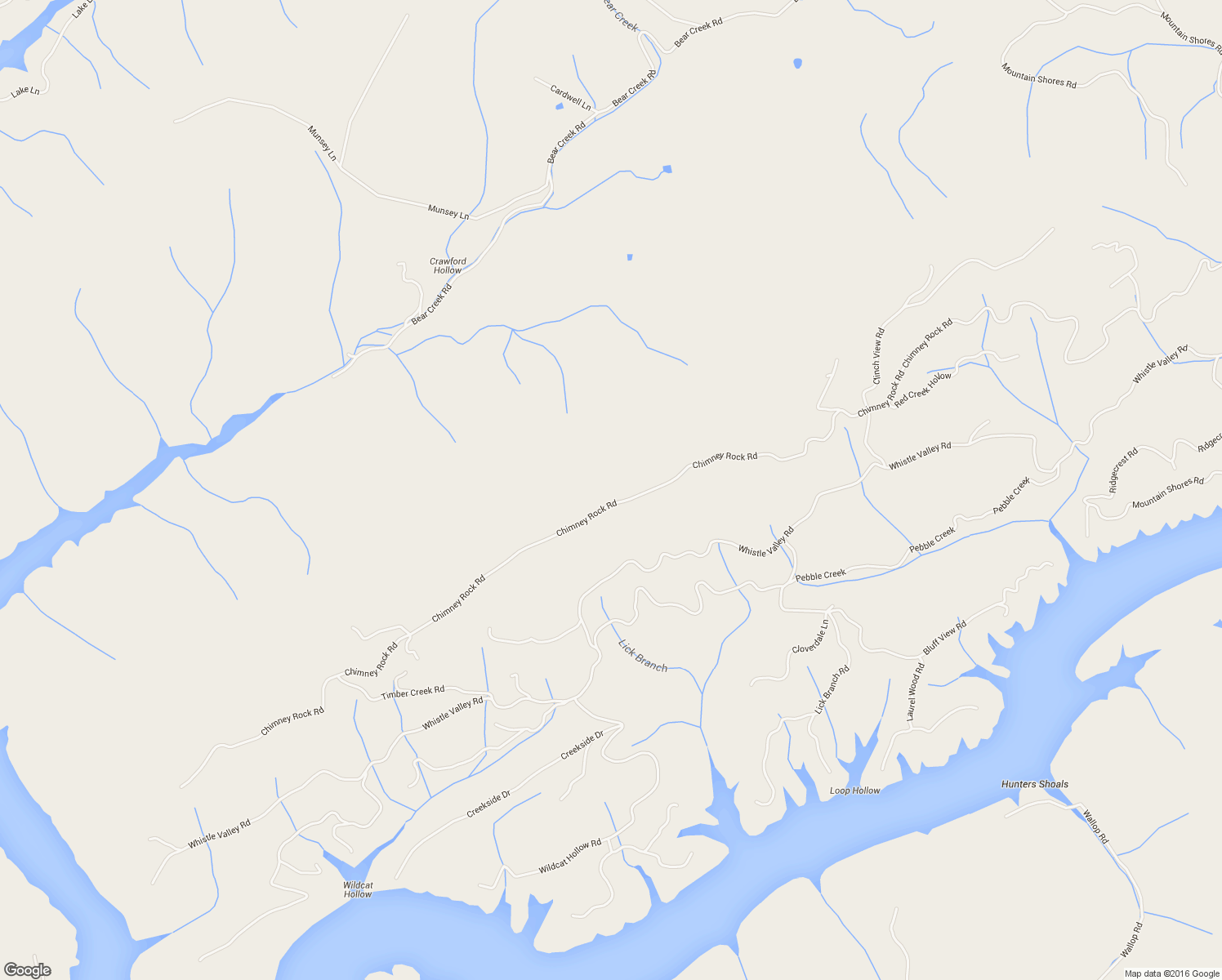 map of restaurants, bars, coffee shops, grocery stores, and more near 1458 Chimney Rock Road in New Tazewell