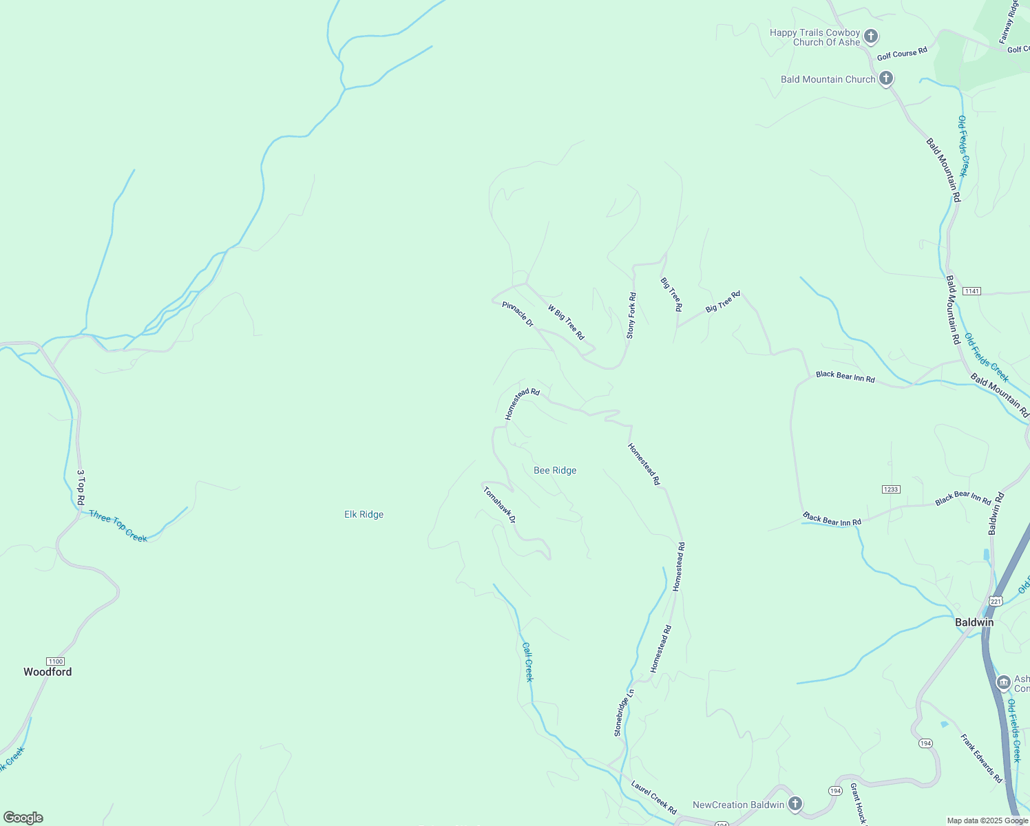 map of restaurants, bars, coffee shops, grocery stores, and more near 1631 Homestead Road in Todd