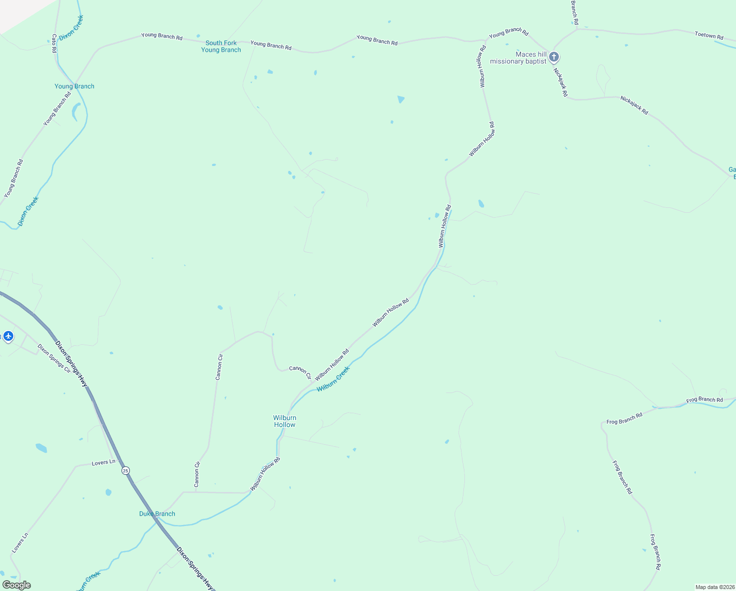 map of restaurants, bars, coffee shops, grocery stores, and more near 163 Wilburn Hollow Road in Riddleton