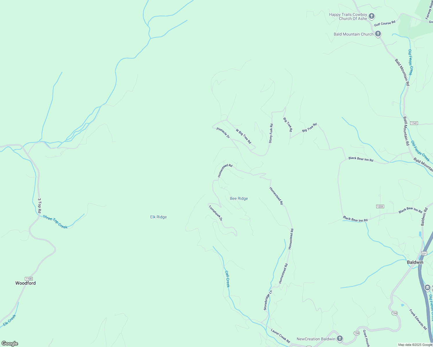 map of restaurants, bars, coffee shops, grocery stores, and more near 289 Old Mill Road in Todd