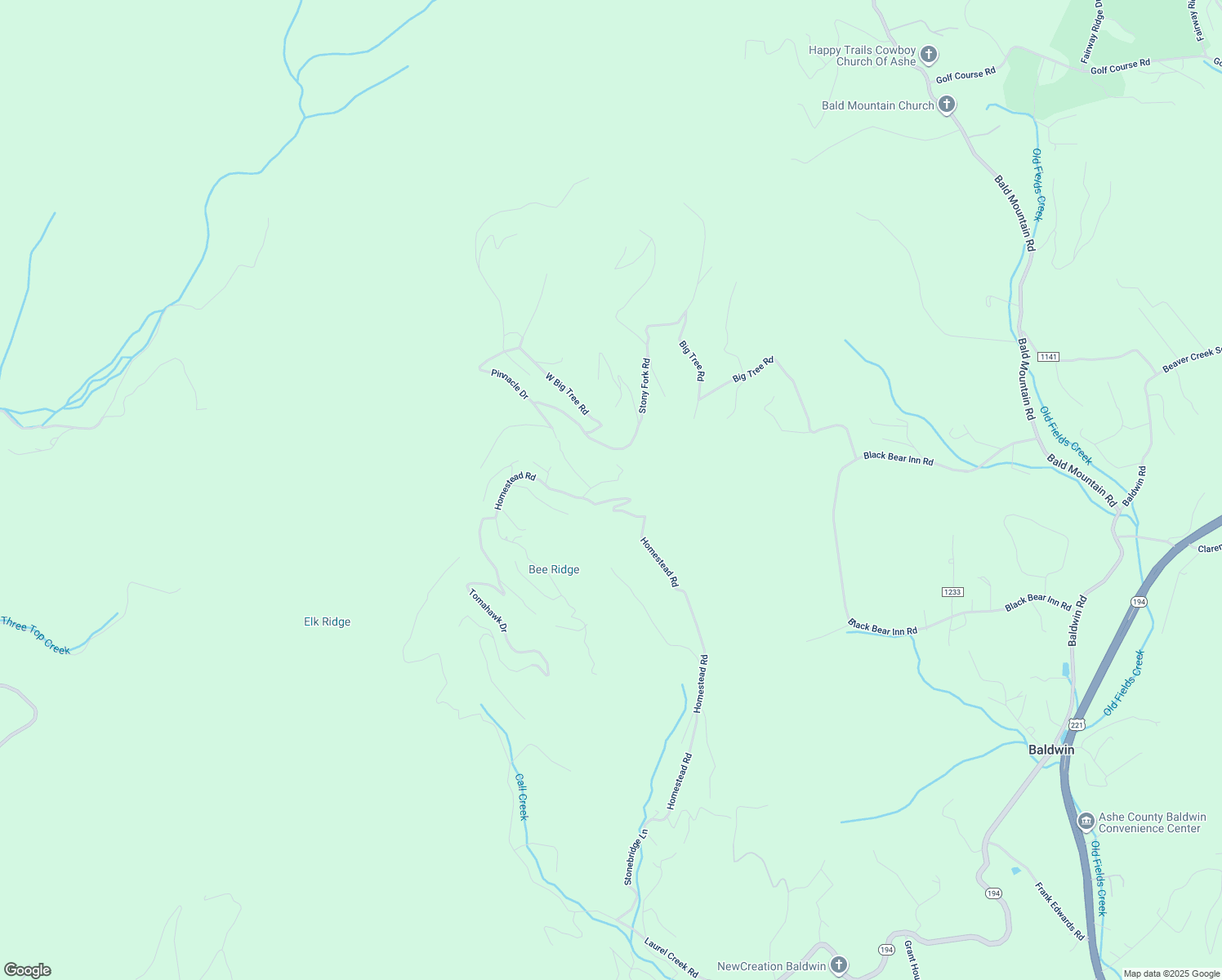 map of restaurants, bars, coffee shops, grocery stores, and more near 160 Summit Drive in Todd