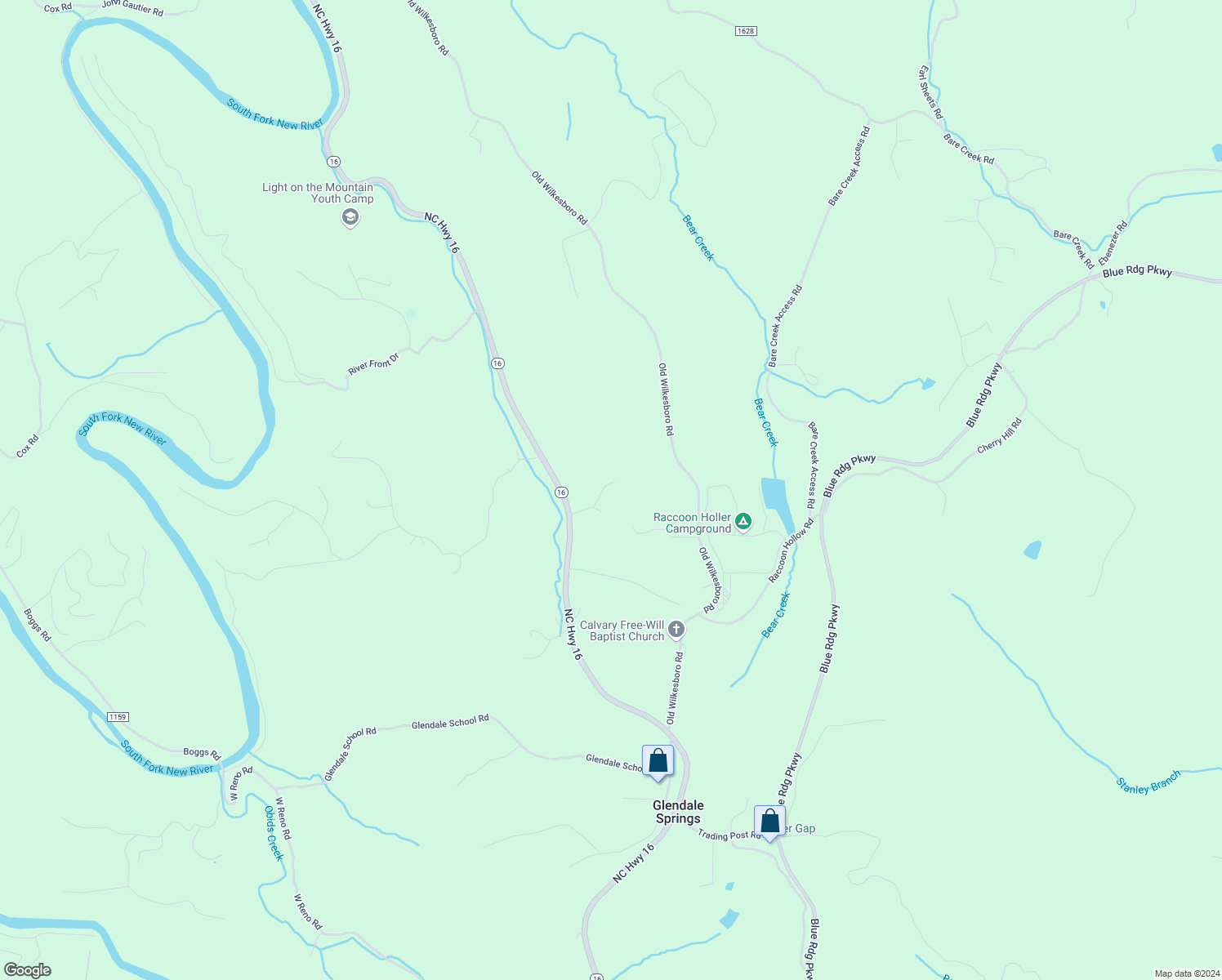 map of restaurants, bars, coffee shops, grocery stores, and more near 183 B J Drive in Jefferson