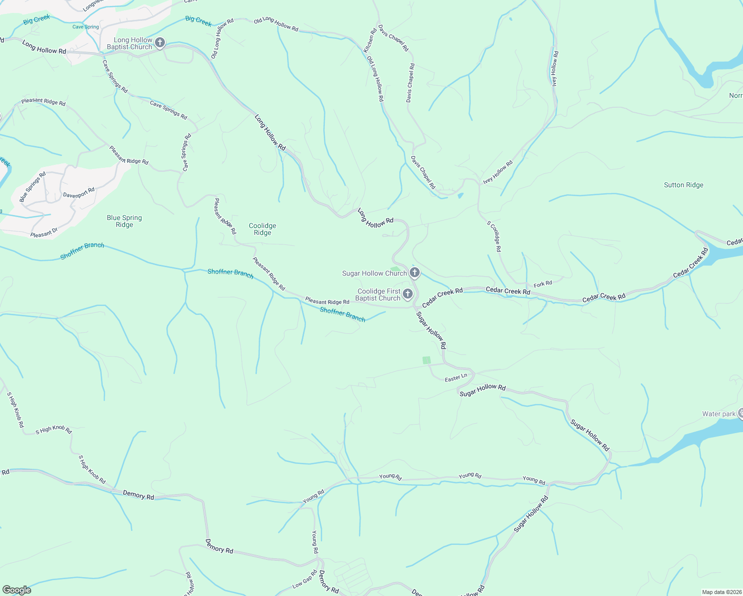 map of restaurants, bars, coffee shops, grocery stores, and more near 1965 Pleasant Ridge Road in LaFollette