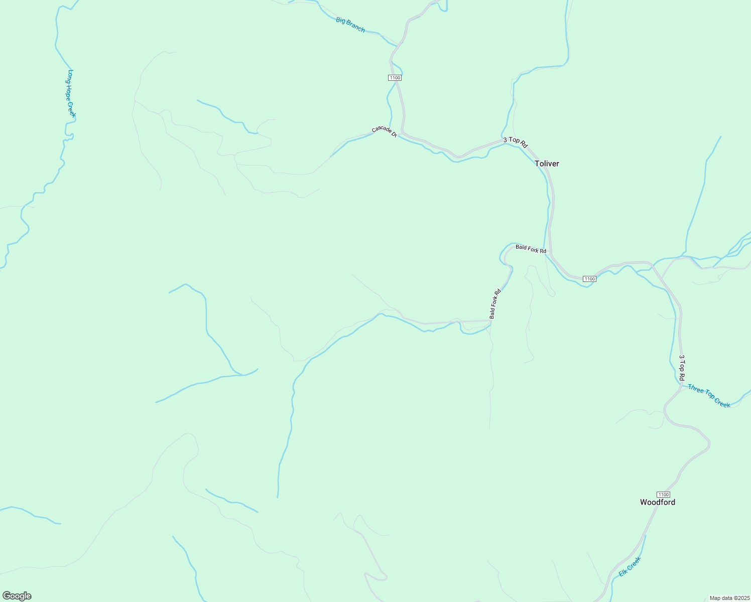 map of restaurants, bars, coffee shops, grocery stores, and more near 1458 Bald Fork Road in Todd