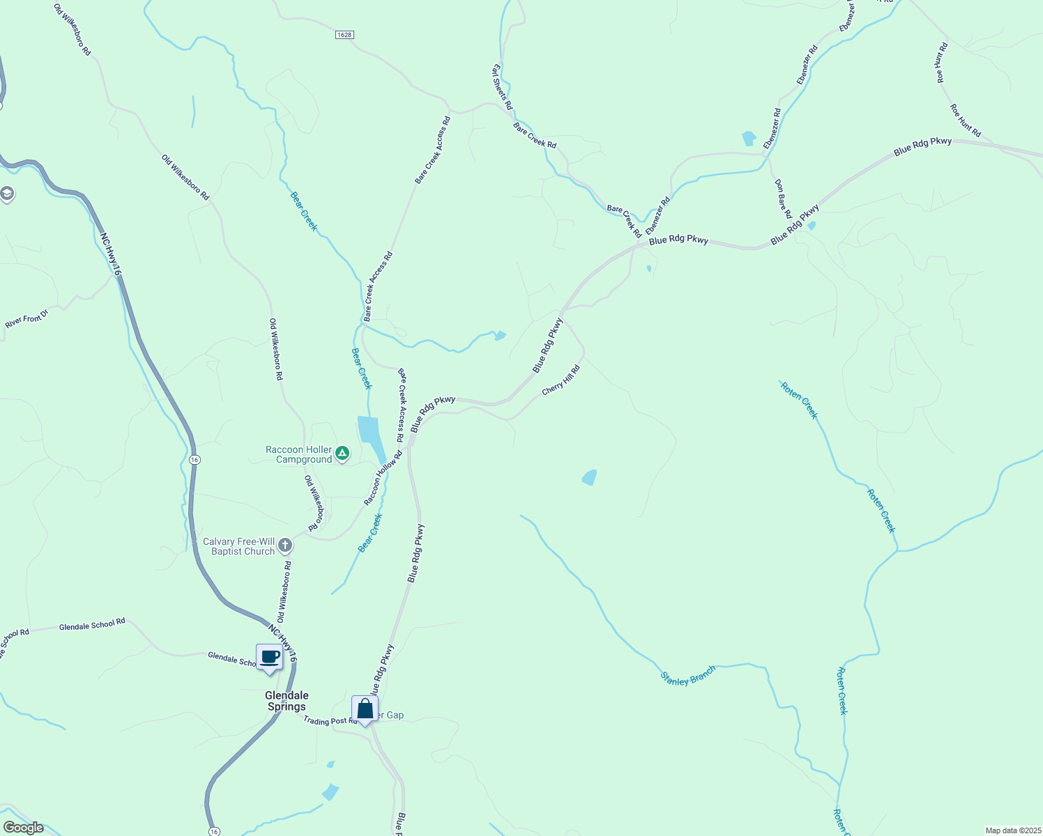 map of restaurants, bars, coffee shops, grocery stores, and more near 462 Cherry Hill Road in Jefferson