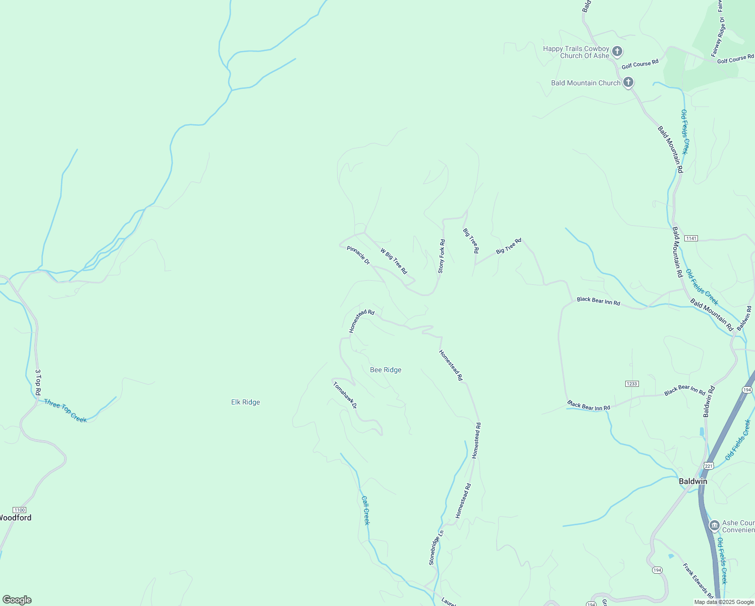 map of restaurants, bars, coffee shops, grocery stores, and more near 180 Bobcat Crossing Drive in Todd